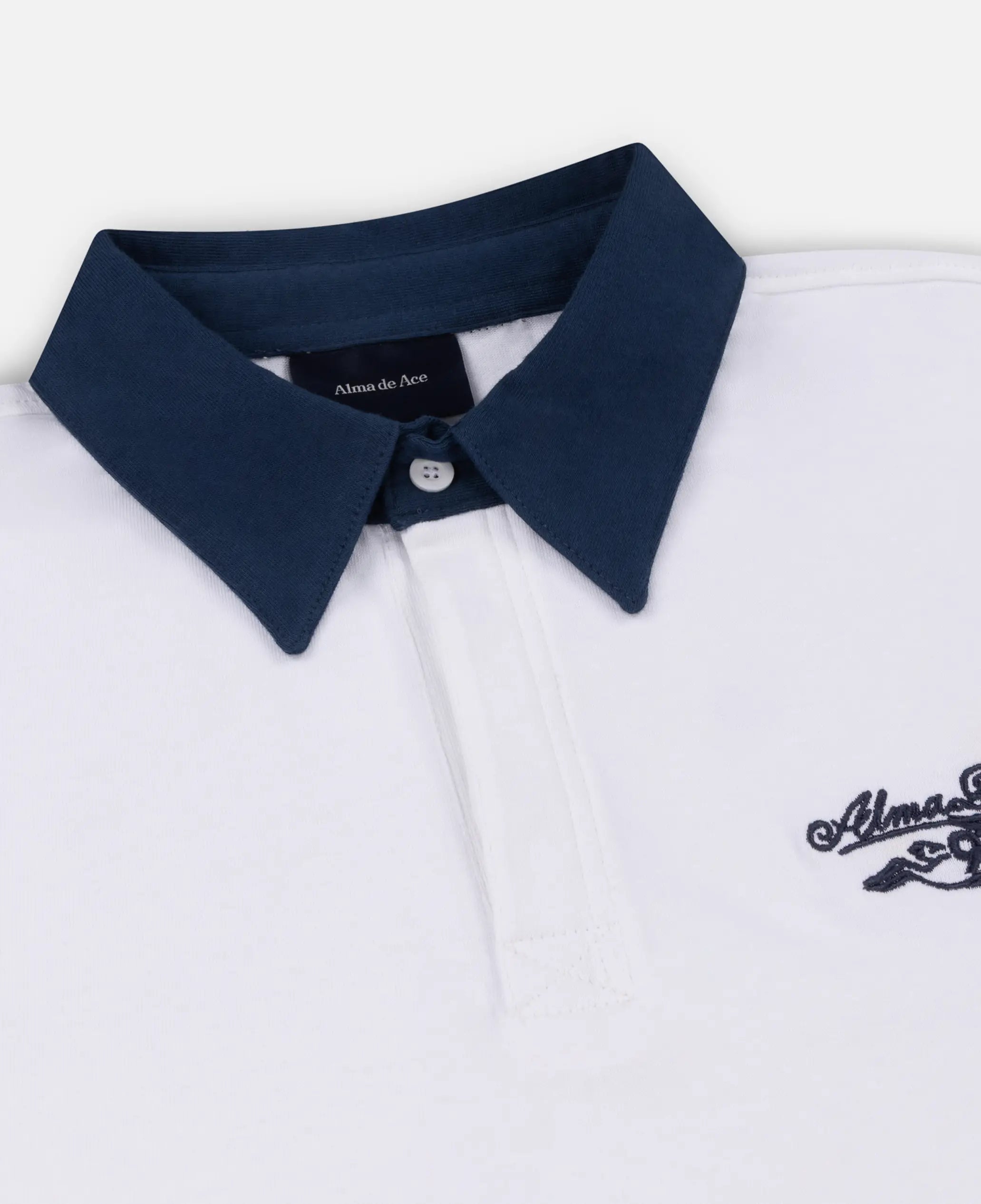 Alma De Ace Lina Rugby Cream Polo Shirt